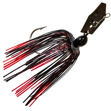 Z-Man Fishing Original ChatterBait® 3/8oz (Black/Red)