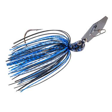 Z-Man Fishing ChatterBait® JackHammer™ 1/2oz (Black/Blue)