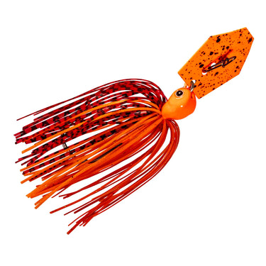 Z-Man Fishing ChatterBait® JackHammer™ 1/8oz (Fire Craw Orange Blade)