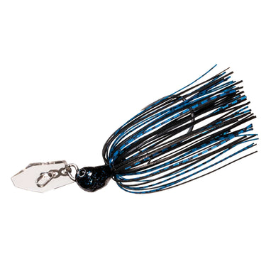 Z-Man Fishing 3/8oz ChatterBait® JackHammer™ StealthBlade™ (Black/Blue)