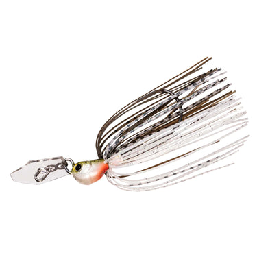 Z-Man Fishing 3/8oz ChatterBait® JackHammer™ StealthBlade™ (Green Pumpkin Shad)