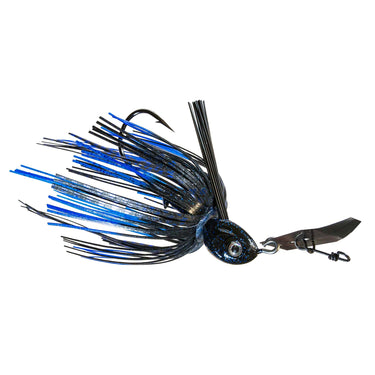 Z-Man Fishing Project Z™ ChatterBait® Weedless 3/8oz (Black/Blue)