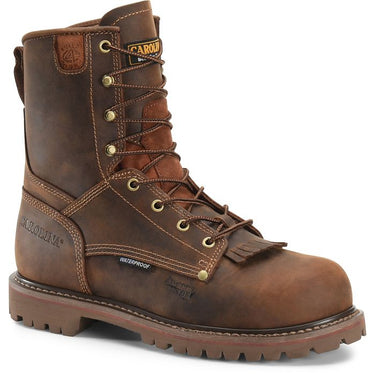 Carolina 28 Series 8" Composite Toe Waterproof Work Boot (Brown) Size 14D