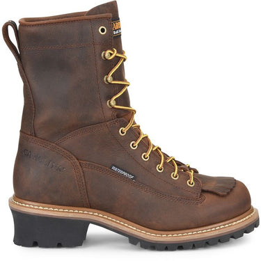Carolina Men's Spruce 8" Soft Toe Waterproof Logger 9.5D