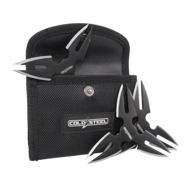 Cold Steel Throwing Stars - 3 Pack With Pouch