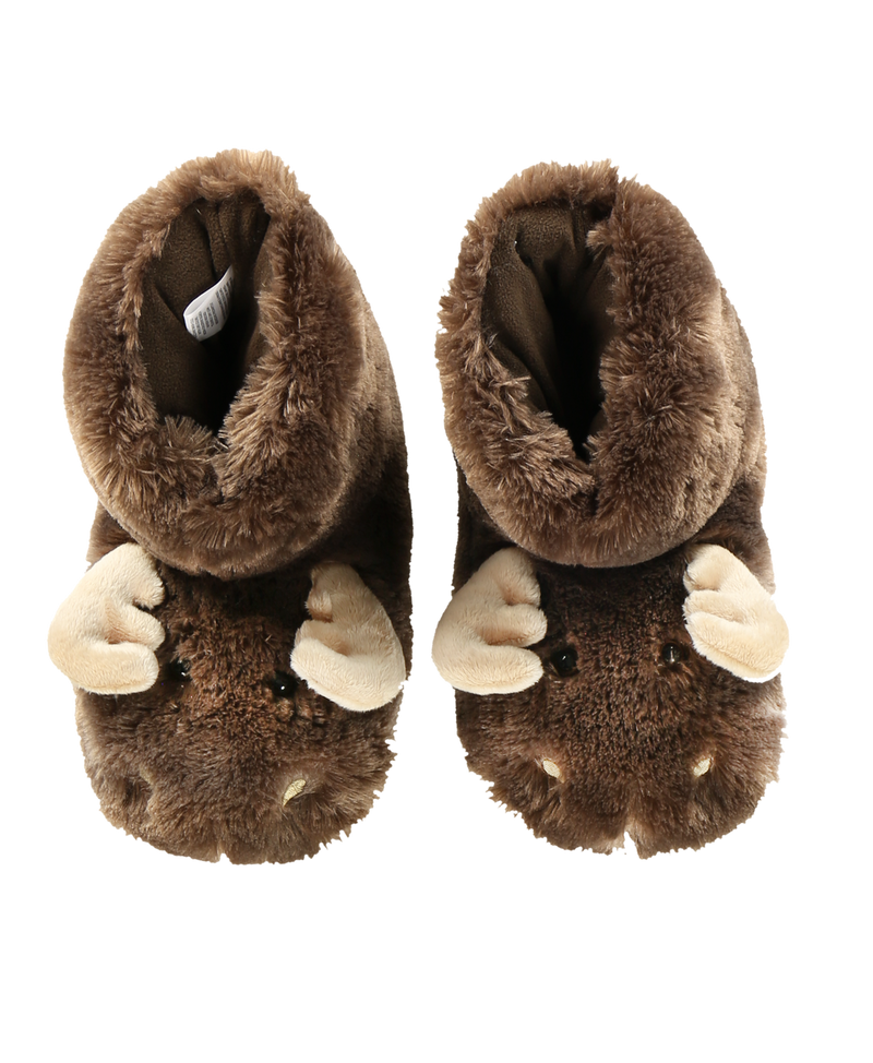 Load image into Gallery viewer, Moose Critter Slippers Small
