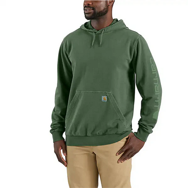 Carhartt Re-Engineered Relaxed Fit Midweight Garment Dyed French Terry Graphic Sweatshirt (Oakleaf) Size XXL