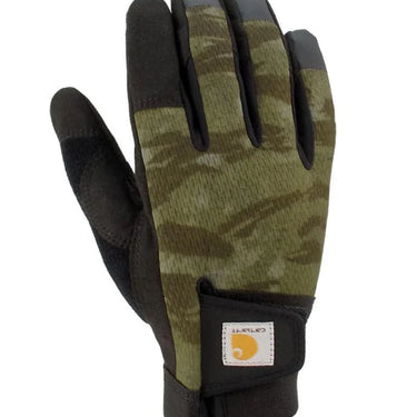 Carhartt Men's High Dexterity TouchScreen Secure Cuff Gloves (Blind Duck Camo) Size L