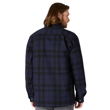 Carhartt Relaxed Fit Flannel Sherpa-Lined Shirt Jac (Navy) Size L