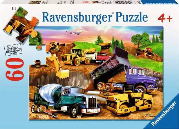 Children’s Jigsaw Puzzle Construction Crowd - 60 Pieces