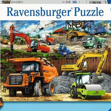 Children’s Jigsaw Puzzle Construction Vehicles - 100 Pieces Puzzle
