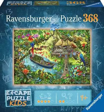 Load image into Gallery viewer, Children’s Jigsaw Puzzle Escape Puzzle Kids Jungle Journey - 368 Pieces
