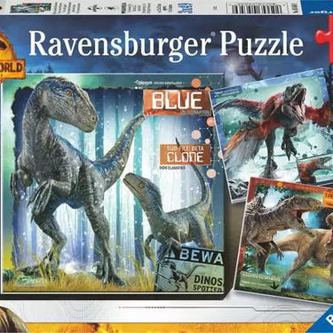 Jurassic World Domination - 3 49 Pieces Puzzles