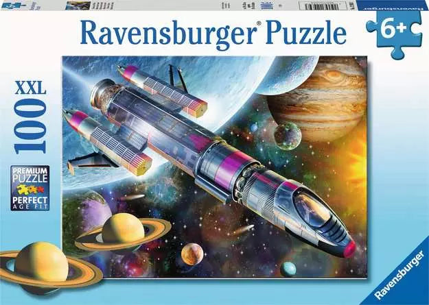 Load image into Gallery viewer, Children’s Jigsaw Puzzle Mission in Space - 100 Pieces
