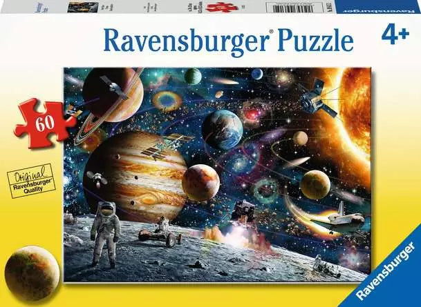 Load image into Gallery viewer, Children’s Jigsaw Puzzle Outer Space - 60 Pieces
