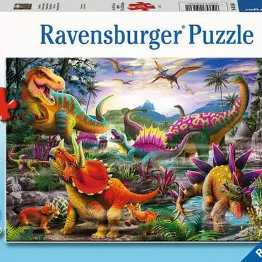 Children’s Jigsaw Puzzle T-Rex Terror - 35 Pieces