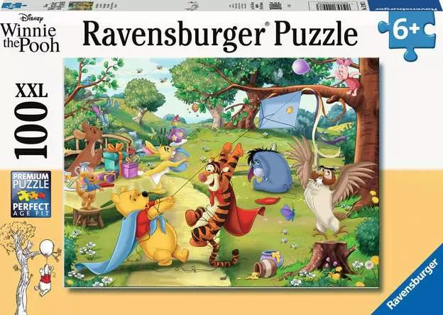 Load image into Gallery viewer, Children’s Jigsaw Puzzle Winnie the Pooh - Pooh to the Rescue - 100 Pieces
