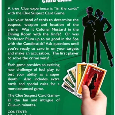 Clue: Suspect Card Game