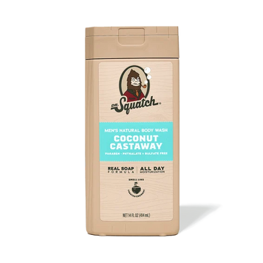 Dr. Squatch Coconut Castaway 14oz Body Wash