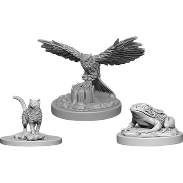 Wizkids Deep Cuts Unpainted Miniatures: Familiars