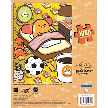 Gudetama: Work From Bed - Puzzle (1000pcs)