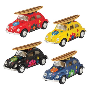 Schylling Toys Diecast 1967 Beetle with Surfboard (Sold Separately)