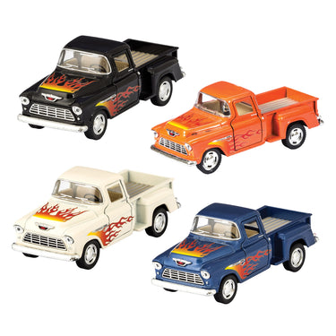 Schylling Toys Diecast 55′ Chevy Pickup Flames (Sold Separately)