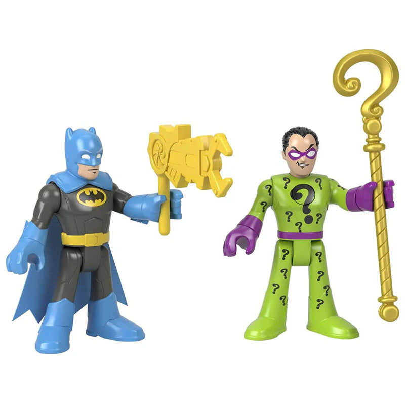 Load image into Gallery viewer, DC Super Friends Imaginext Batman &amp; The Riddler Figures
