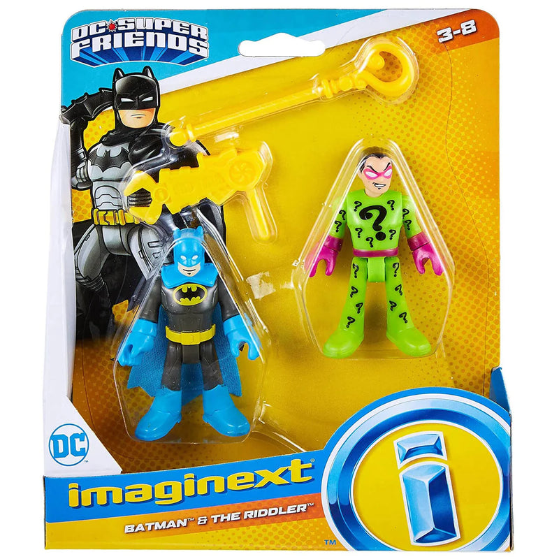 Load image into Gallery viewer, DC Super Friends Imaginext Batman &amp; The Riddler Figures
