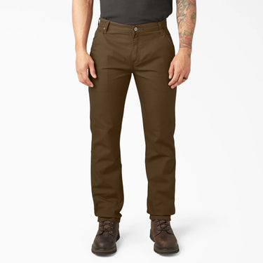 Dickies FLEX Regular Fit Duck Carpenter Pants (Stonewashed Timber Brown) Size 38x30