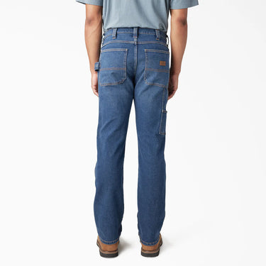 Dickies FLEX Regular Fit Carpenter Utility Jeans (Medium Denim Wash) Size 40x32