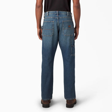Dickies FLEX Regular Fit Carpenter Utility Jeans (Tined Denim Wash) Size 36x30