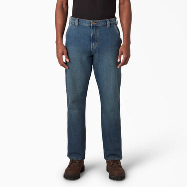 Dickies FLEX Regular Fit Carpenter Utility Jeans (Tined Denim Wash) Size 36x30