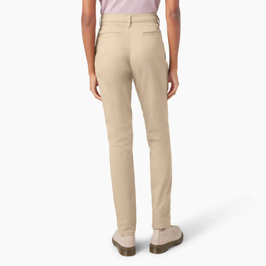 Dickies Women's Super Flex Skinny Leg Work Pants (Desert Sand) Size 26