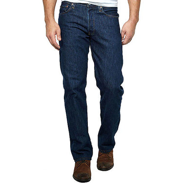 Levi's Men's 501 Original Fit Button Fly Non-Stretch Jeans (Rinse Dark Wash) Size 32X36