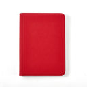 Arcane Fortress 9-pocket zipper binder in red, front cover