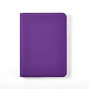 Arcane Fortress 9-pocket zipper binder in purple, front cover
