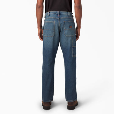 Dickies FLEX Regular Fit Carpenter Utility Jeans (Tined Denim Wash) Size 32x32
