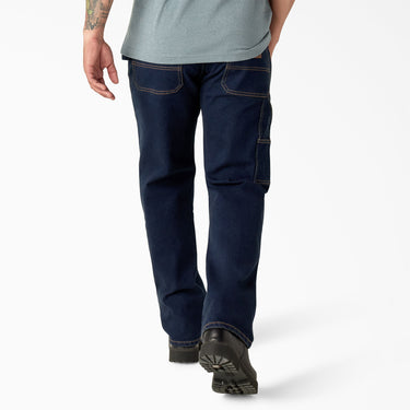 Dickies FLEX Relaxed Fit Carpenter Jeans (Dark Denim Wash) Size 34x30