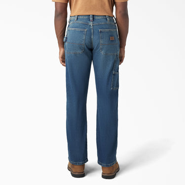 Dickies FLEX Relaxed Fit Carpenter Jeans (Tined Denim Wash) Size 38x32