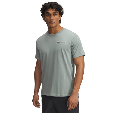 Men's UA Outdoor Fuel Short Sleeve Tee (Silica Green/Marine OD Green) Size M