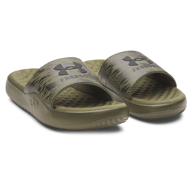 Under Armour Ignite Pro 8 Fix Freedom Men’s Slide Sandal (Artillery Green/Marine) Size 13