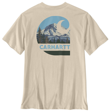 Carhartt Irvine Relaxed Summit T-Shirt (Oat Milk) Size S