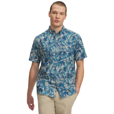 Under Armour Men's Outdoor Essential Shirt (Boundless Blue/City Khaki) Size L