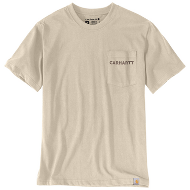 Carhartt Irvine Relaxed Summit T-Shirt (Oat Milk) Size S