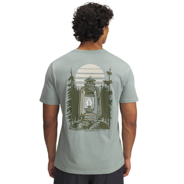 Men's UA Outdoor Fuel Short Sleeve Tee (Silica Green/Marine OD Green) Size M
