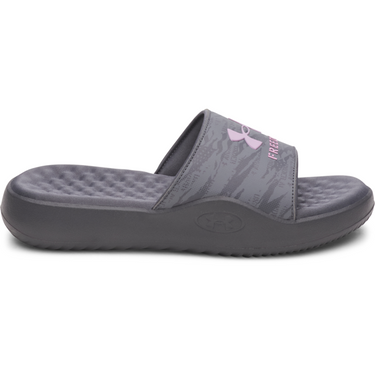 Under Armour Ignite Pro 8 Women's Fixed Freedom Slide (Castlerock/Super Pink) Size 7