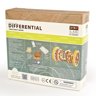 UGears STEM LAB 163 pcs Differential