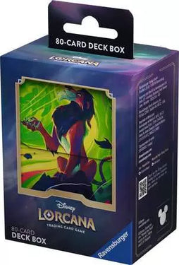 Disney Lorcana TCG: Card Sleeve Deck Box – Scar