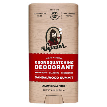 Dr. Squatch Sandalwood Summit Deodorant 2.65oz